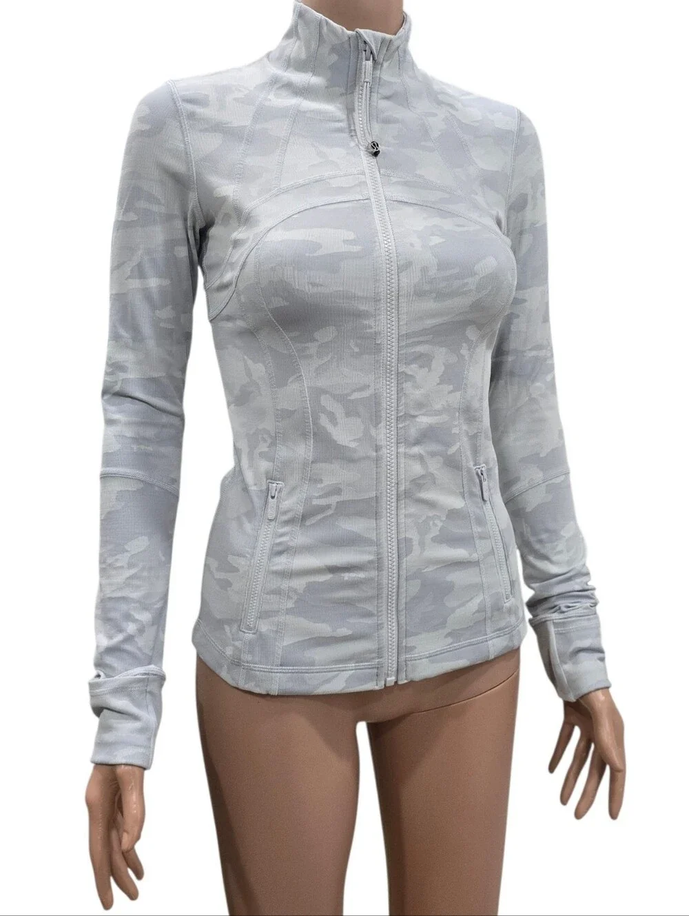 Lululemon Define Jacket Lux Jacquard In Cognito Camo Alpine White Multi